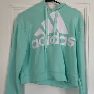Adidas crop hoodie. Size large